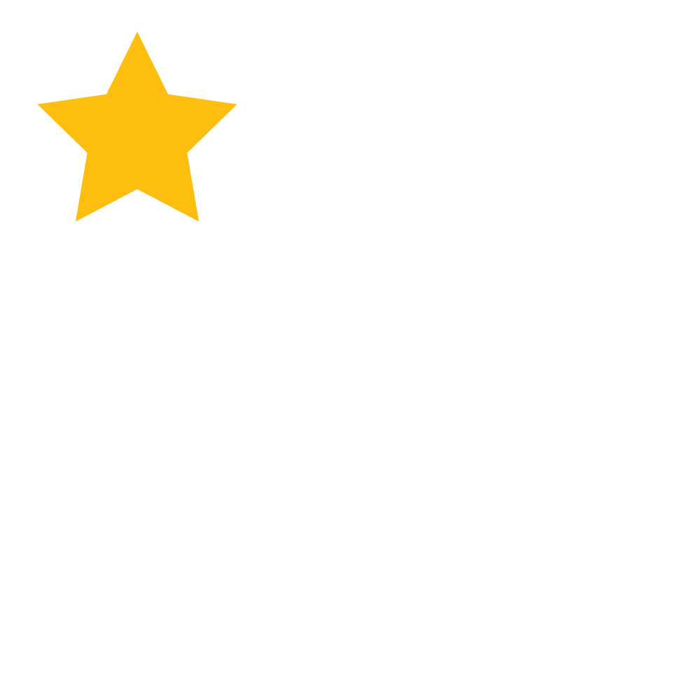 Graphic icon of a dishwasher with a gold star indicating a top feature or rating