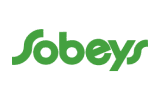 Green Sobeys logo on a dark background.